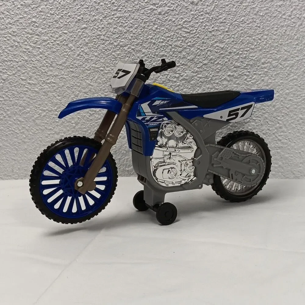 Dickie Toys Wheelie Raiders Yamaha YZ Motorcycle Battery Operated Engine Noises